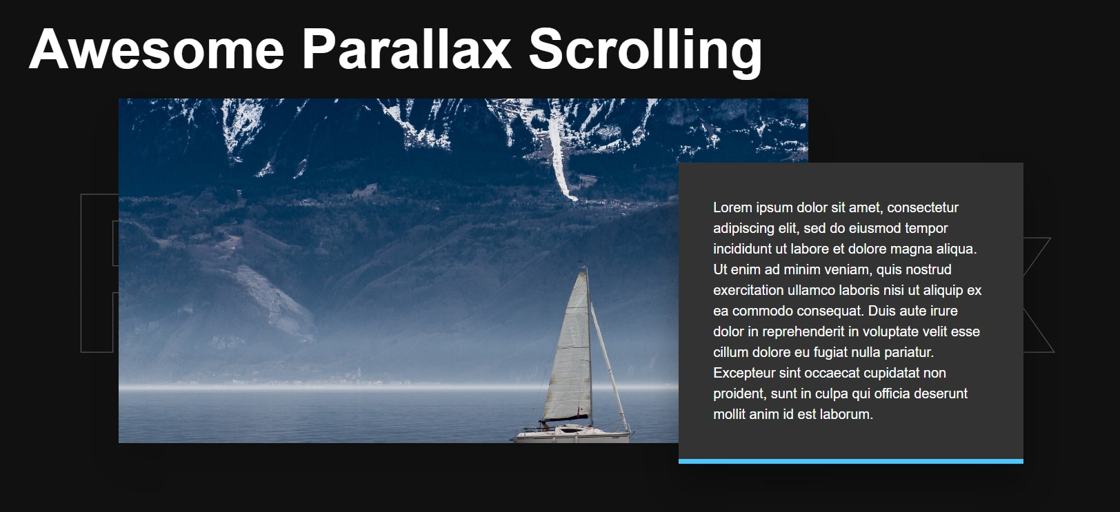 Parallax Website